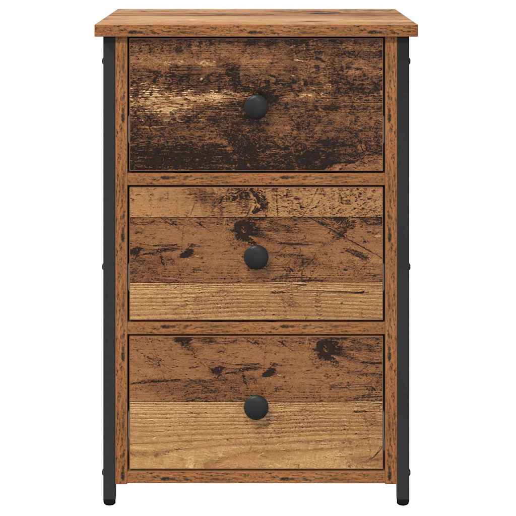 Bedside Cabinet 2 pcs Brown 40 x 36 x 60 cm Solid Reclaim Wood