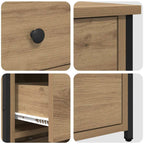 Bedside Cabinet Brown 40 x 36 x 60 cm Solid Reclaim Wood