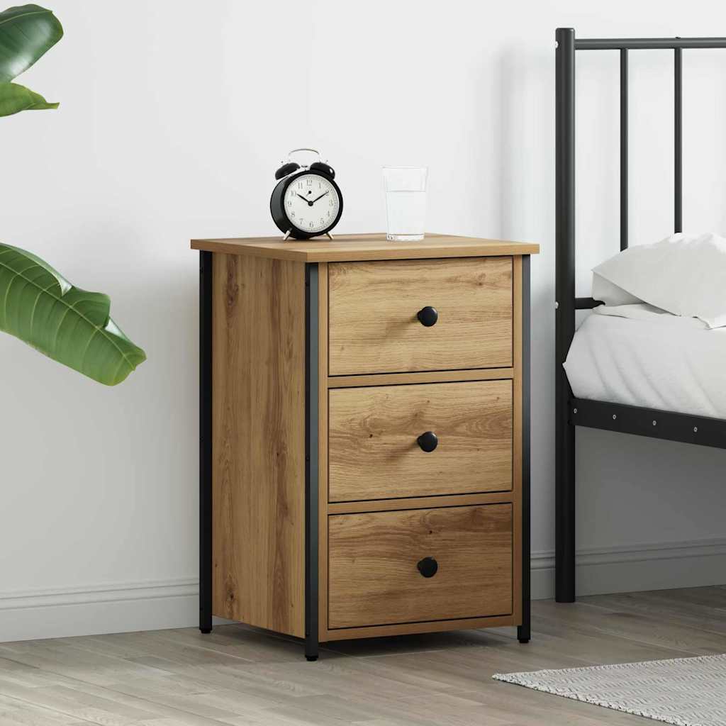Bedside Cabinet Brown 40 x 36 x 60 cm Solid Reclaim Wood