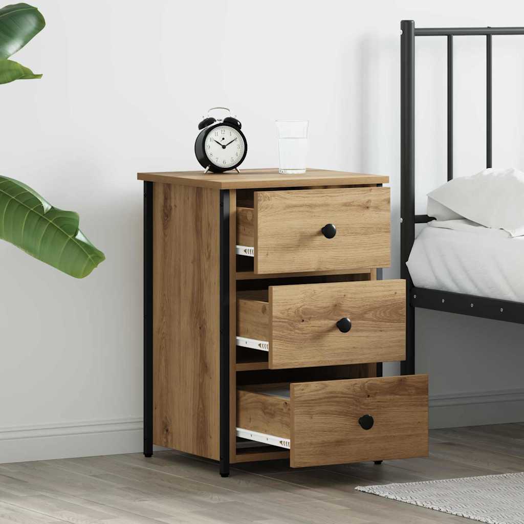 Bedside Cabinet Brown 40 x 36 x 60 cm Solid Reclaim Wood