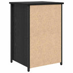 Bedside Cabinet with Drawer 2 pcs Black Oak 40 x 36 x 60 cm