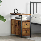 Bedside Cabinet Old wood 30 x 60 x 60 cm Engineered wood