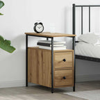 Bedside Cabinet Artisan oak 30 x 60 x 60 cm Engineered wood