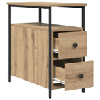 Bedside Cabinet Artisan oak 30 x 60 x 60 cm Engineered wood