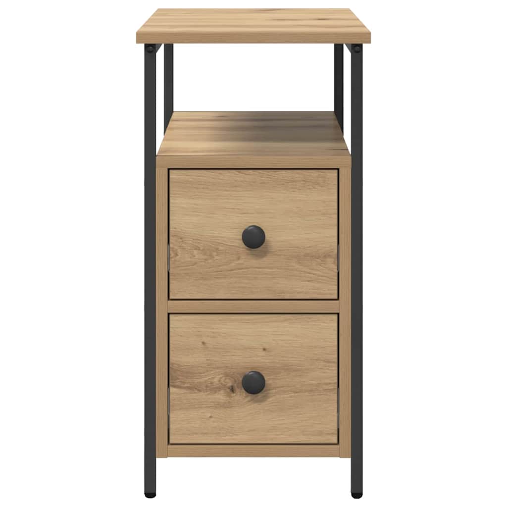 Bedside Cabinet Artisan oak 30 x 60 x 60 cm Engineered wood