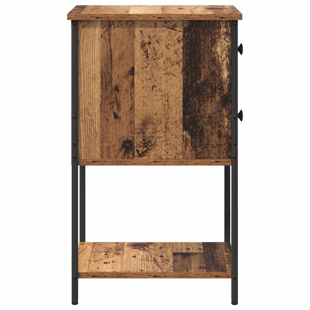 Bedside Cabinet Old wood 32 x 42 x 70 cm Engineered wood