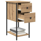 Bedside Cabinet Artisan oak 32 x 42 x 70 cm Engineered wood
