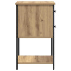 Bedside Cabinet Artisan oak 32 x 42 x 70 cm Engineered wood