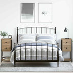 Bedside Cabinet with Drawer 2 pcs Artisan oak 32 x 42 x 70 cm