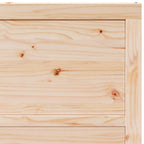 Barn Door Natural 80 x 2.5 x 208 cm Solid Pine Wood