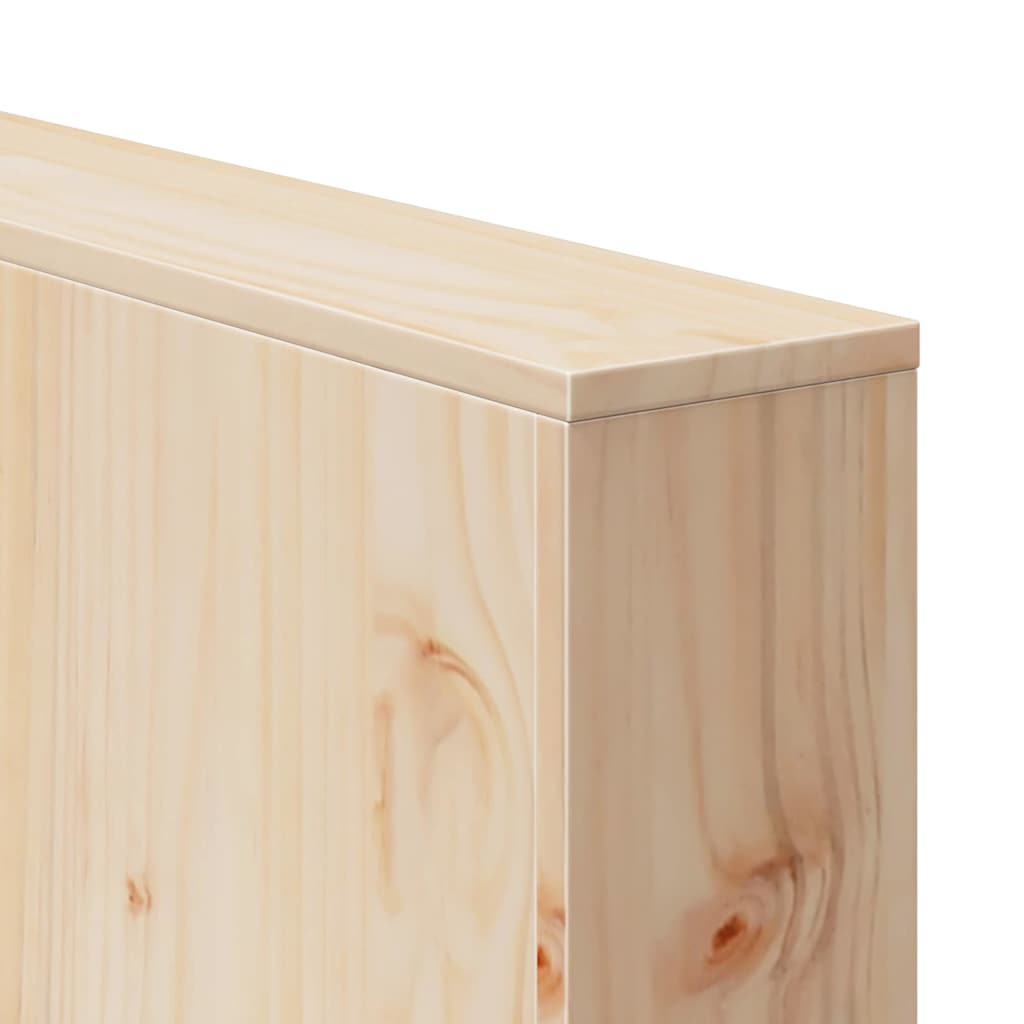 Garden Sofa Natural 134 x 60 x 62 cm Solid Pine Wood