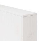 Garden Sofa White 134 x 60 x 62 cm Solid Pine Wood