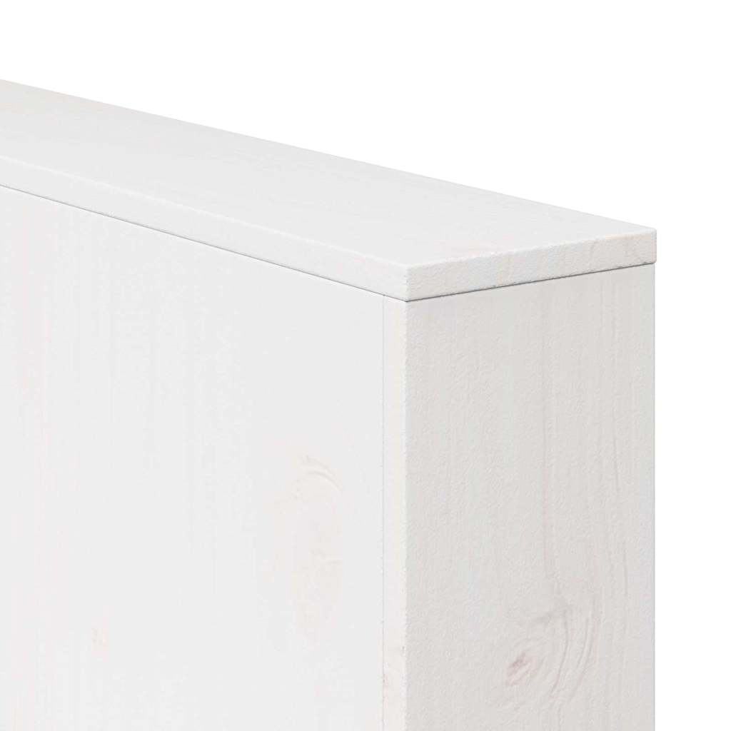 Garden Sofa White 134 x 60 x 62 cm Solid Pine Wood