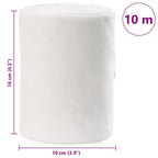 Drain Pipe White 16 x 1000 cm Fabric