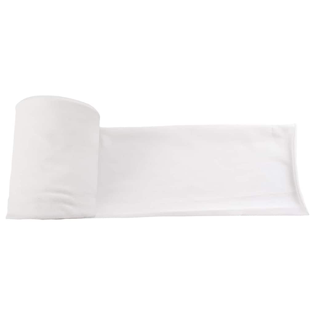 Drain Pipe White 16 x 5000 cm Fabric