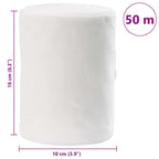 Drain Pipe White 16 x 5000 cm Fabric