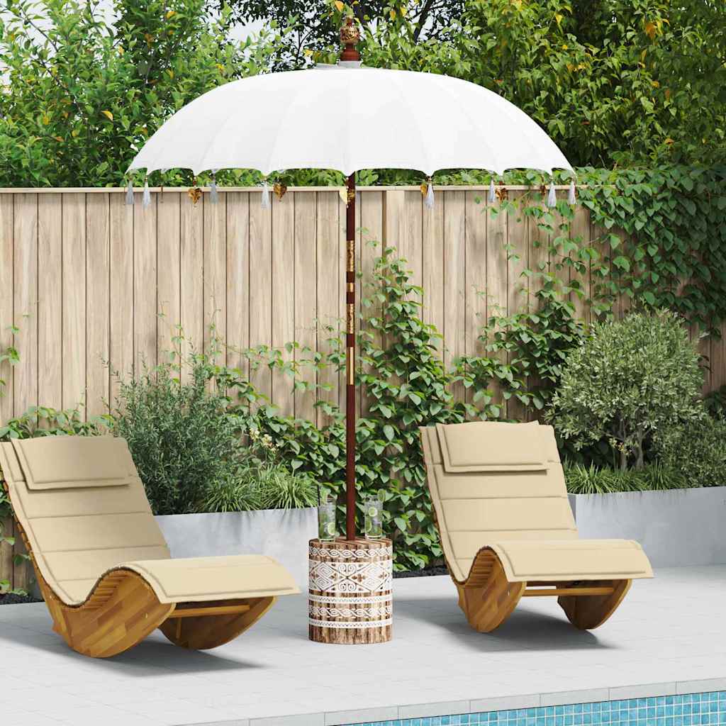 Balinese Parasol with Base 260 180-190 cm