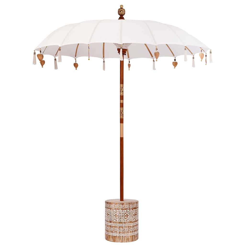 Balinese Parasol with Base 260 180-190 cm