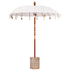 Balinese Parasol with Base 260 180-190 cm