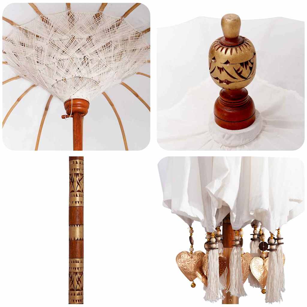 Balinese Parasol with Base 260 210-220 cm