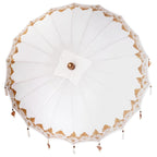 Balinese Parasol Cream 180-190 cm Cotton and solid wood