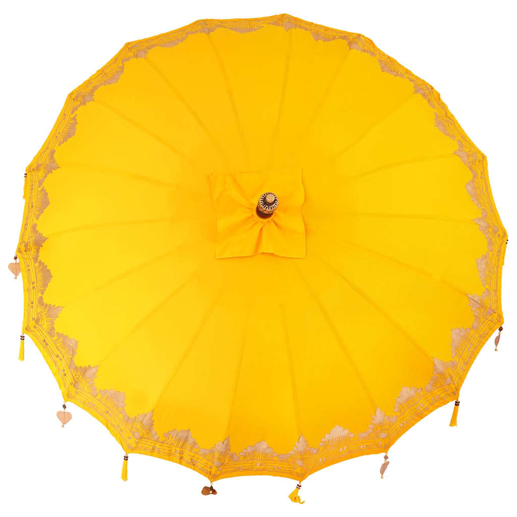 Balinese Parasol Yellow 215 x 215 x 260 cm