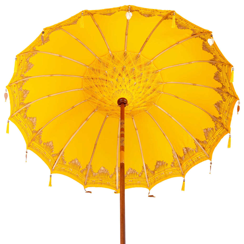Balinese Parasol Yellow 215 x 215 x 260 cm