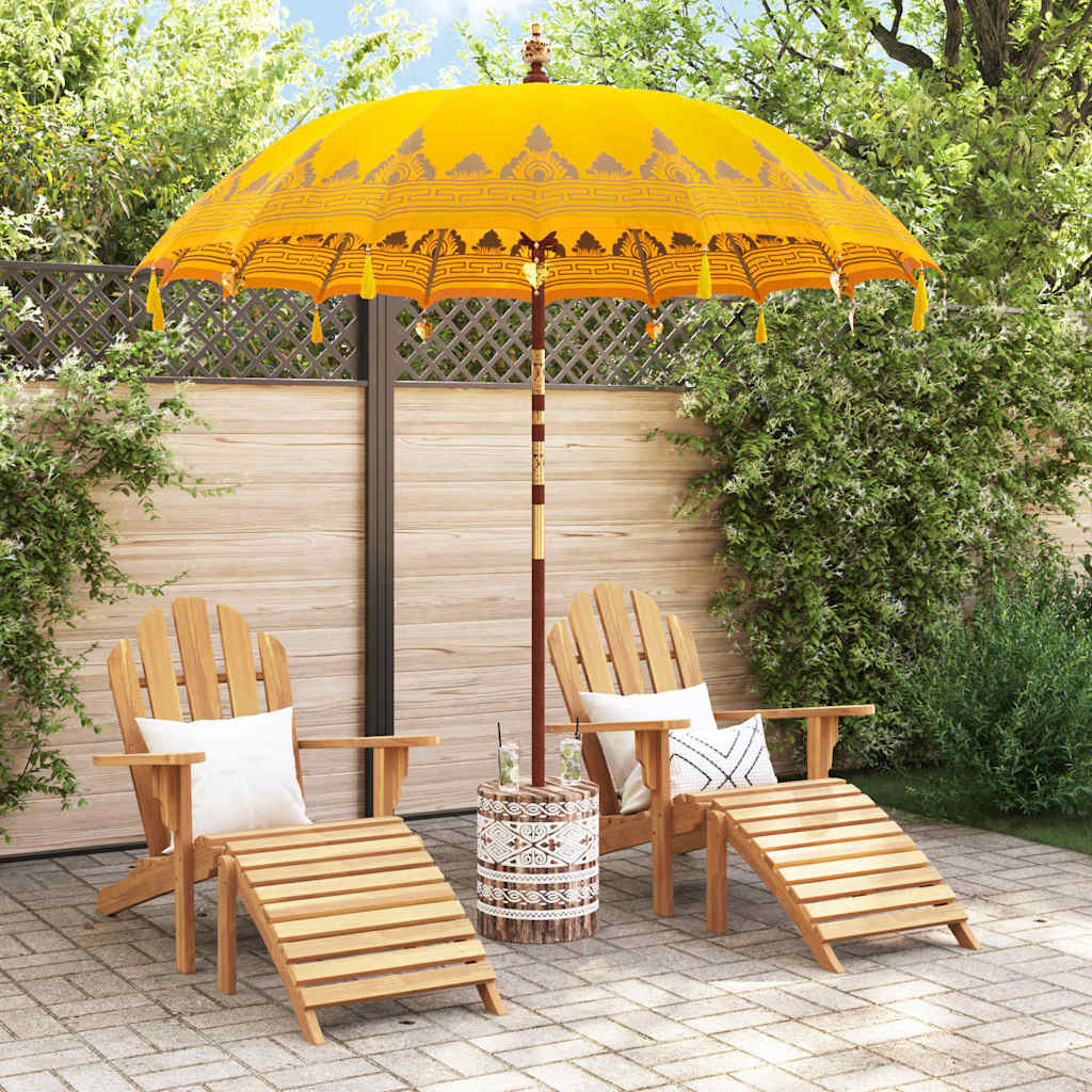 Balinese Parasol Yellow 215 x 215 x 260 cm