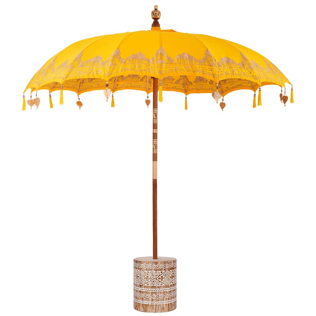 Balinese Parasol Yellow 215 x 215 x 260 cm