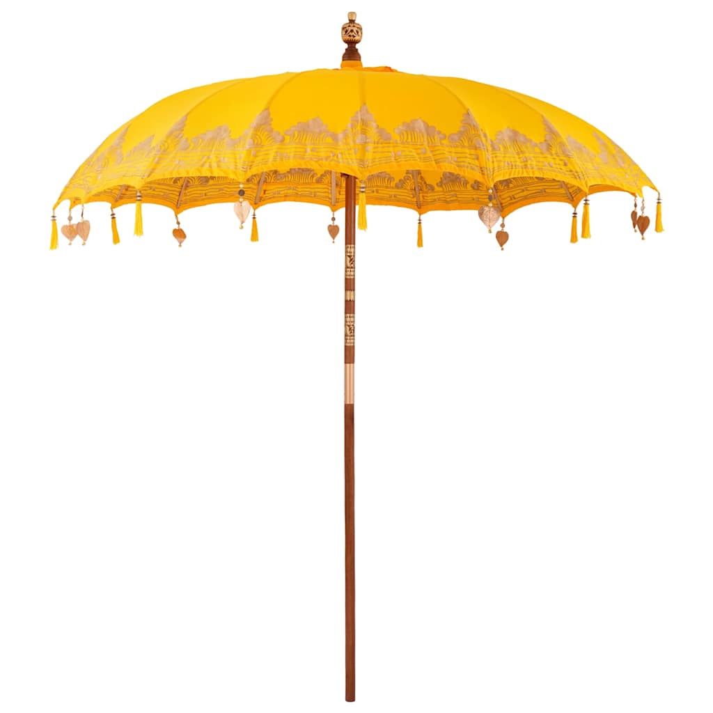 Balinese Parasol Yellow 215 x 215 x 260 cm
