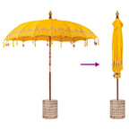 Balinese Parasol Yellow 215 x 215 x 260 cm