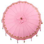 Balinese Parasol Pink 180-190 cm Cotton and solid wood