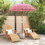 Balinese Parasol Pink 180-190 cm Cotton and solid wood