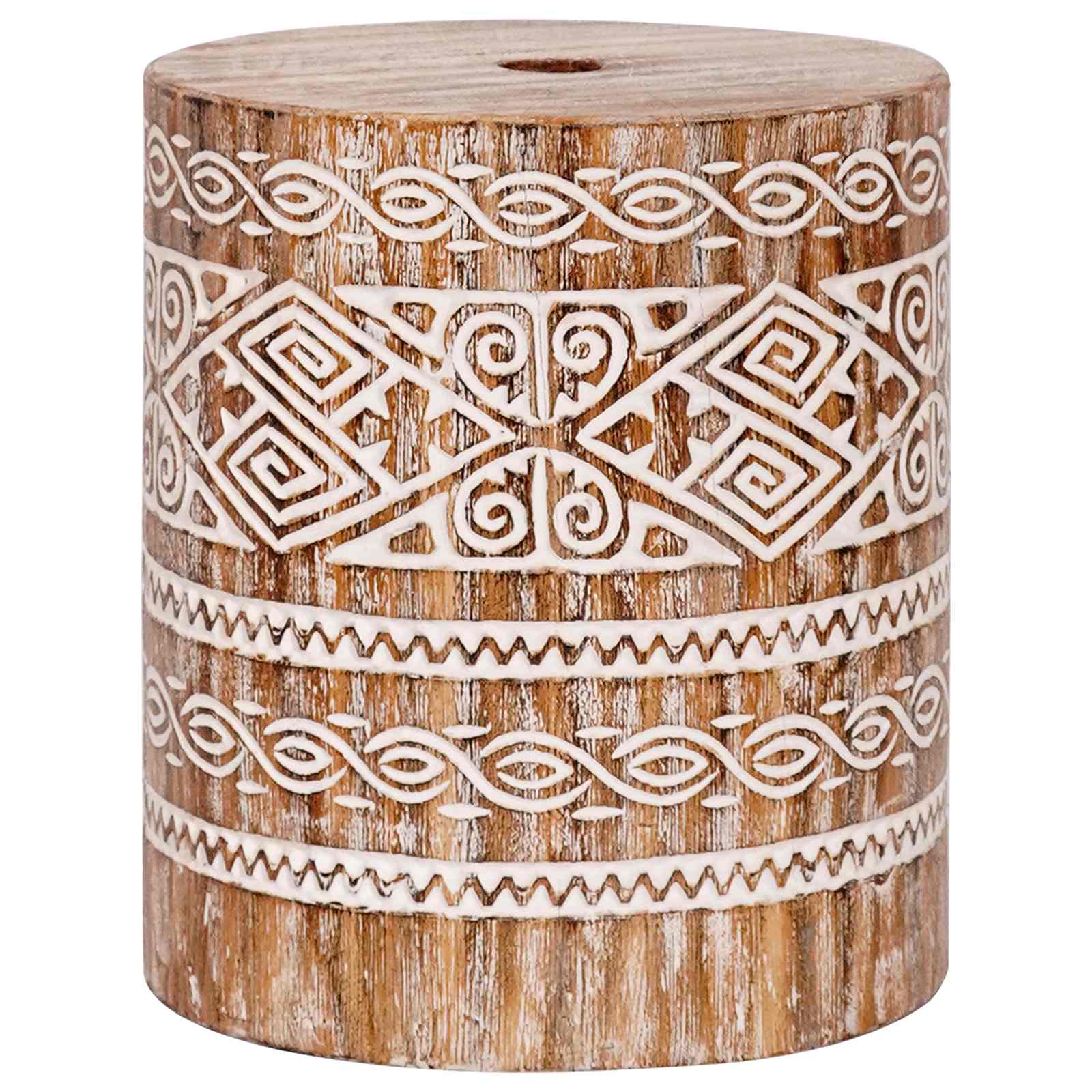 Parasol with Base Blue 95 x 95 x 260 cm Cotton and Wood