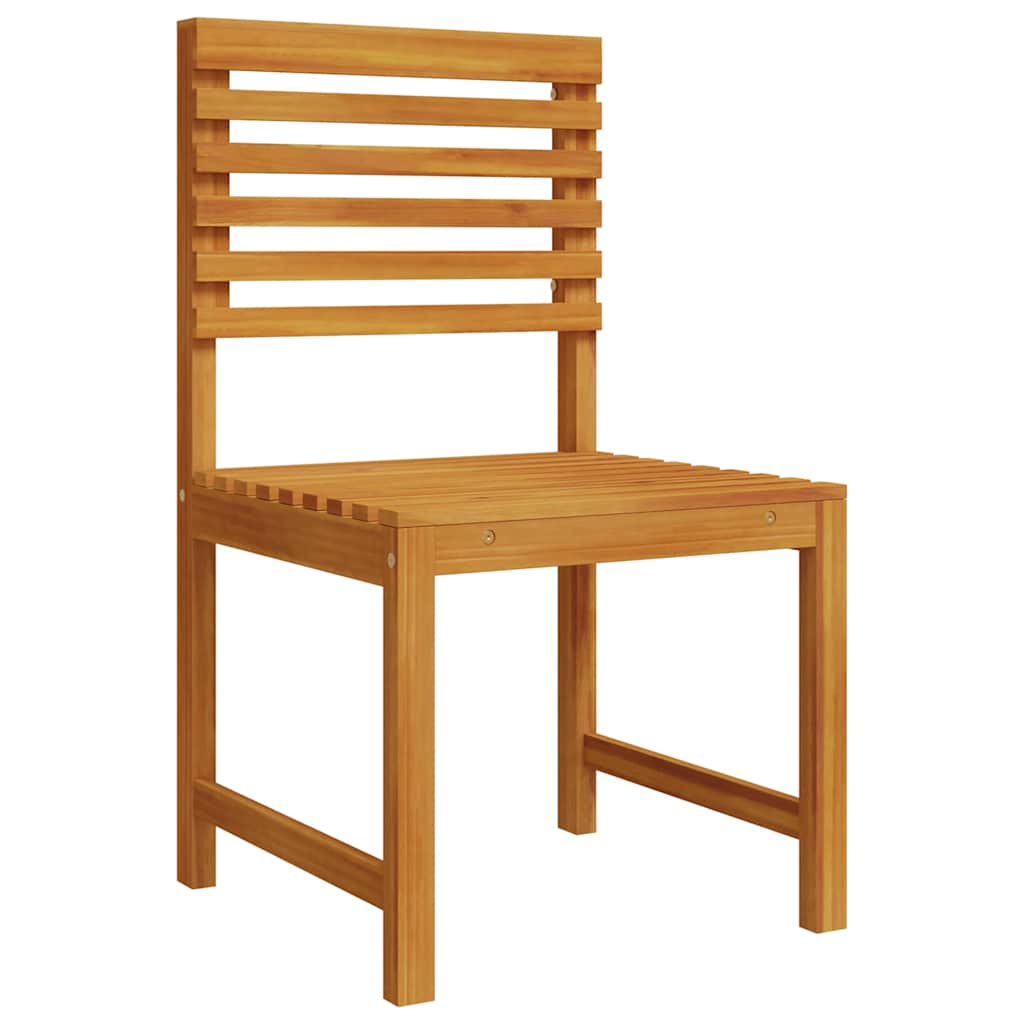 Garden Bench Set 4 pcs Brown Solid acacia wood