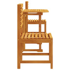 Garden Bistro Set 3 pcs Brown Solid Acacia Wood