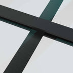 Sliding Door with Hardware Set Black 102.5x205 cm ESG Glass