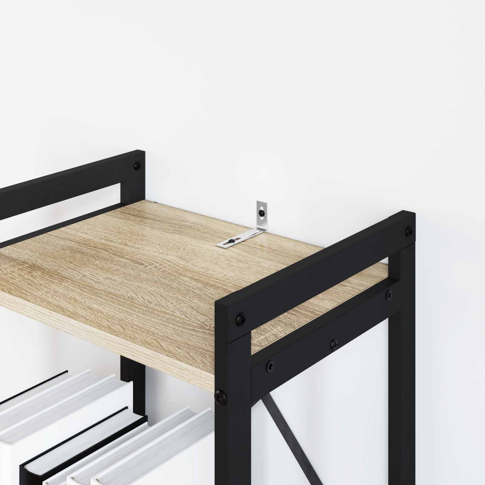 Anti Tip Bracket Plain 2 pcs Silver 74.5 x 15 x 32 mm Iron