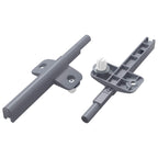 Soft Close Damper 2 pcs Grey 125 x 47 x 15 mm PP
