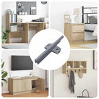 Soft Close Damper 12 pcs Grey 125 x 47 x 15 mm PP