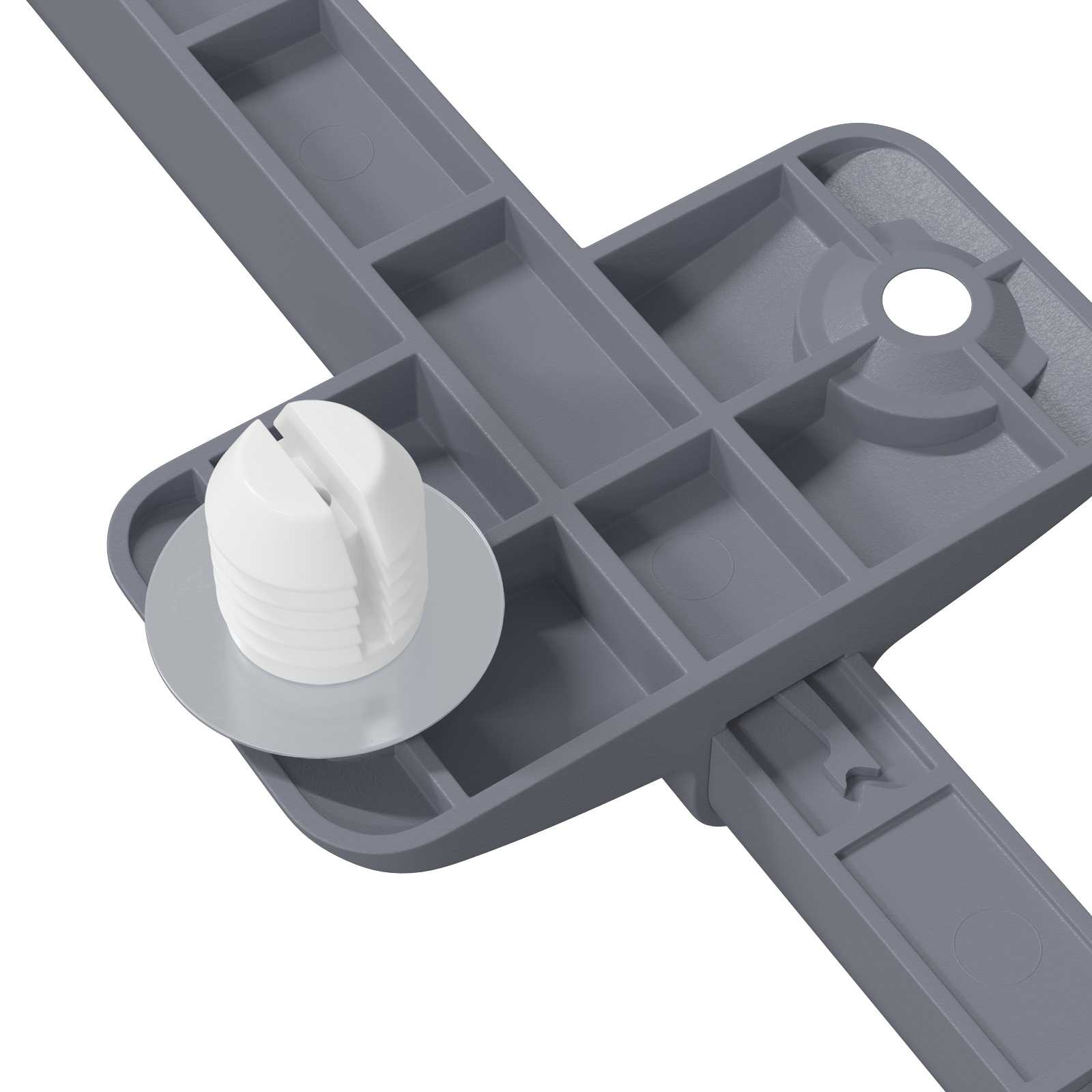 Soft Close Damper 1161 pcs Grey 125 x 47 x 15 mm PP