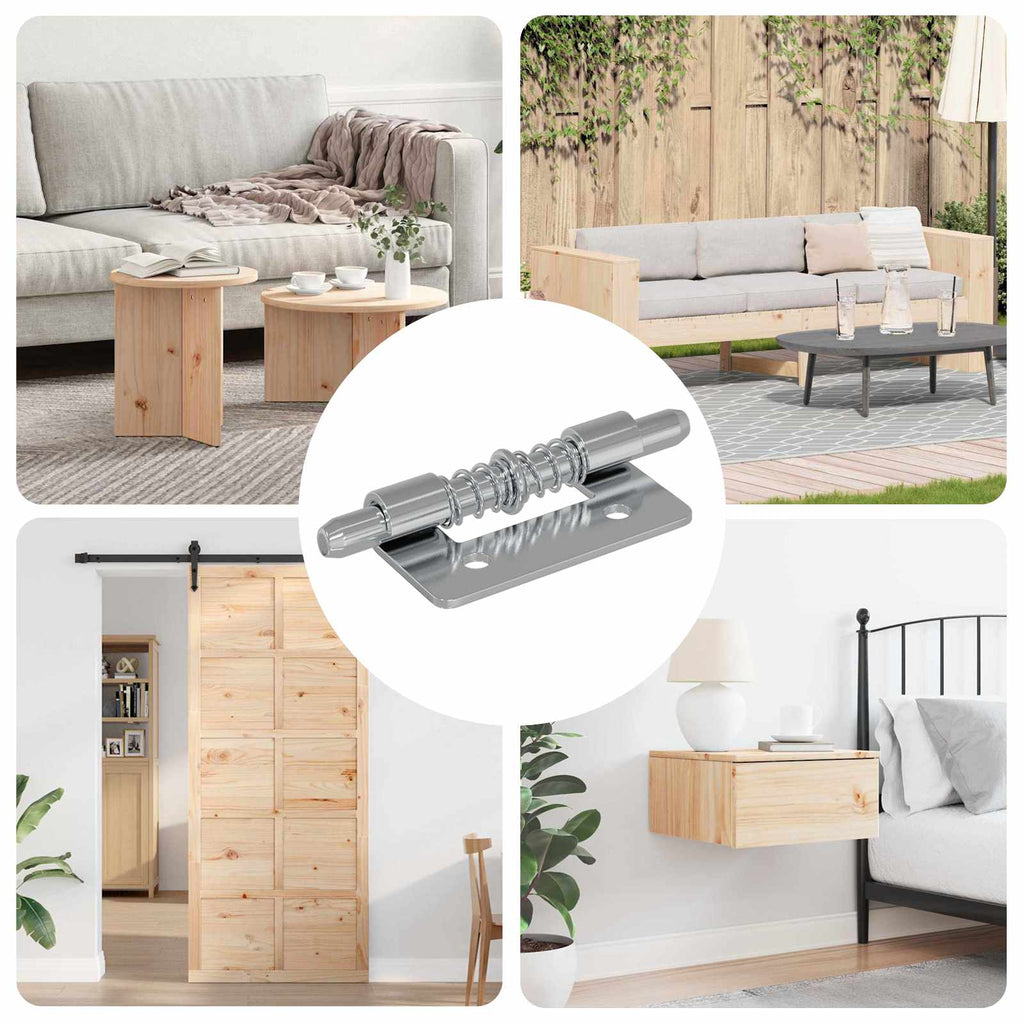 Latch 12 pcs Silver 46 x 17 x 1.2 mm Steel