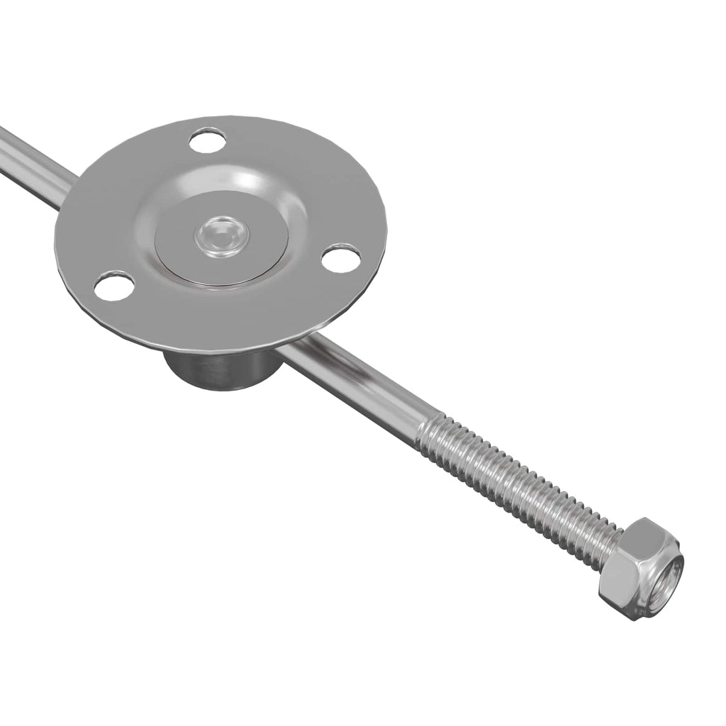 Gas Strut 12 pcs Silver 190 mm Iron