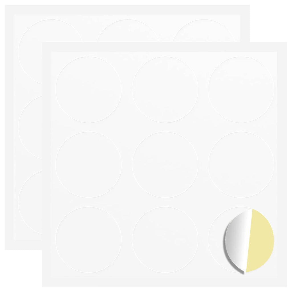 Sticker 2 pcs White Ø 20 x 0.5 mm Paper