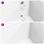 Sticker 2 pcs White Ø 20 x 0.5 mm Paper