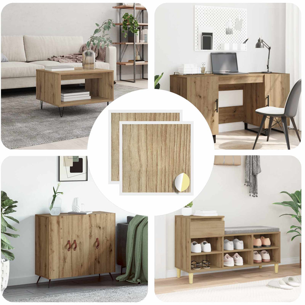 Self-adhesive Screw Cover 2 pcs Artisan Oak Ø 20 x 0.5 mm