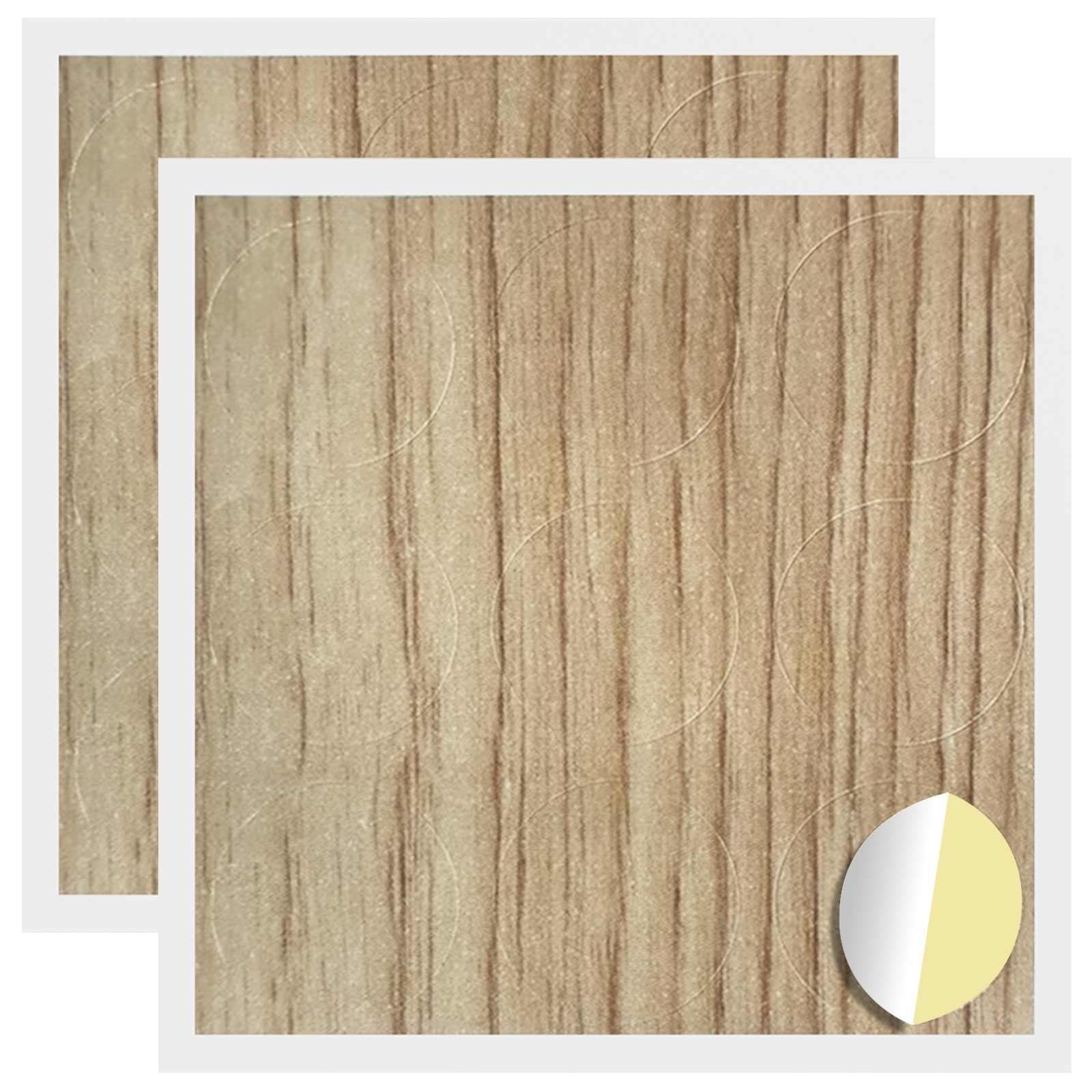 Self-adhesive Screw Cover 2 pcs Artisan Oak Ø 20 x 0.5 mm