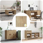 Self-adhesive Screw Cover 12 pcs Artisan Oak Ø 20 x 0.5 mm