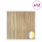 Self-adhesive Screw Cover 12 pcs Artisan Oak Ø 20 x 0.5 mm
