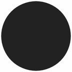 Self-adhesive Screw Cover 2 pcs Black Ø 20 x 0.5 mm